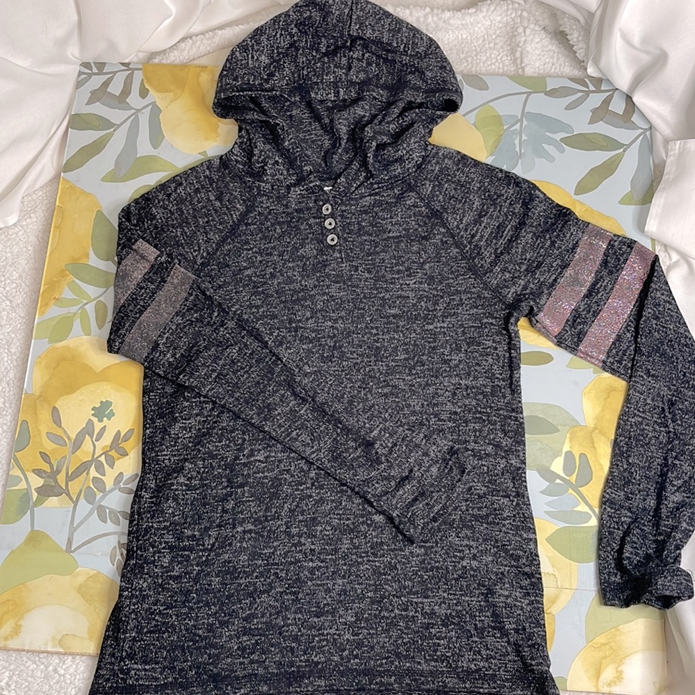 🔥 SALE SO Dark Gray Hoodie Pullover | Girls Size 10